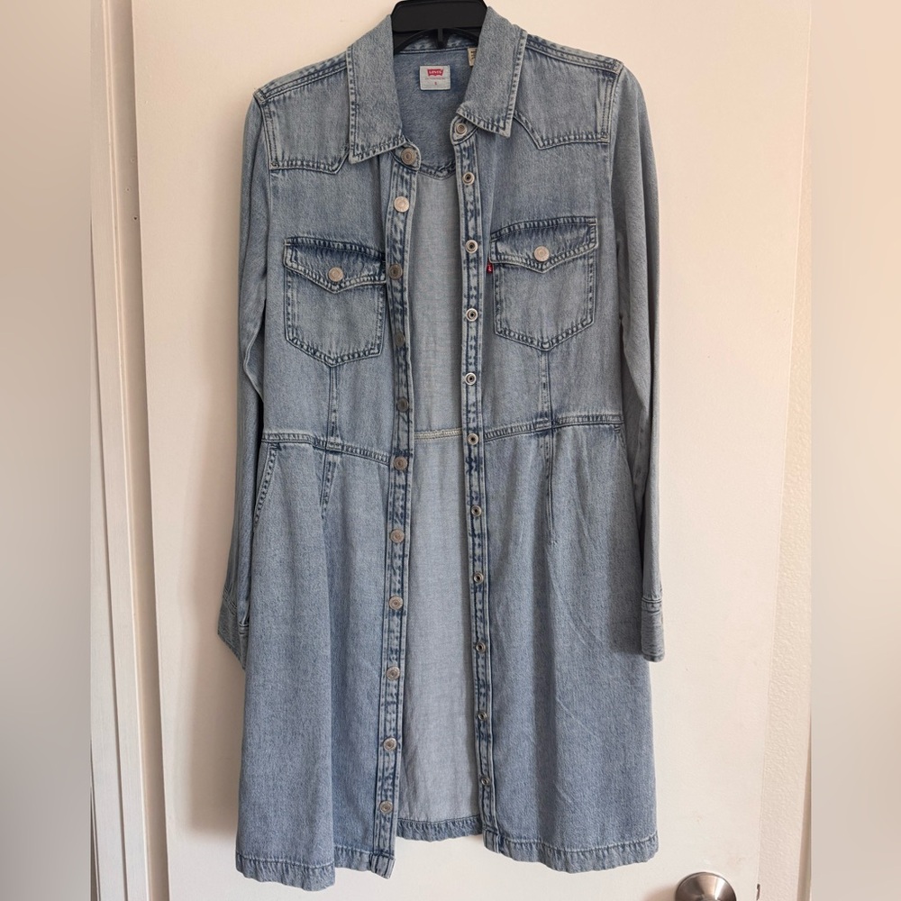 Levi's denim button up Western Dress